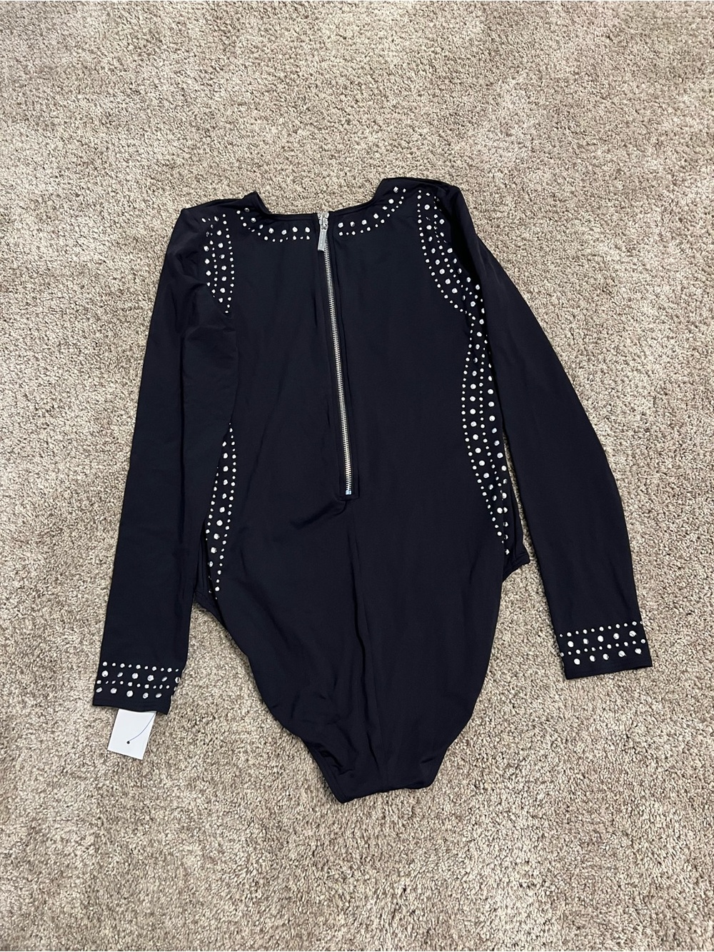 MICHAEL Michael Kors Black Rhinestone-Embellished swimsuit - Picture 6 of 7